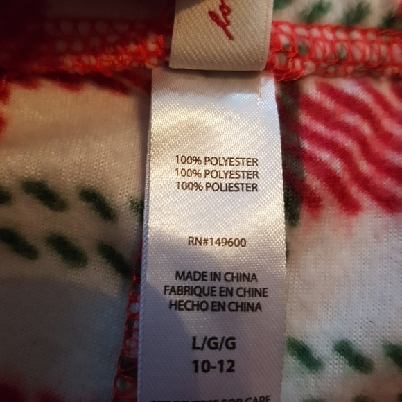 Ellen Degeneres girls winter pajama set 10/12 - Picture 5 of 7